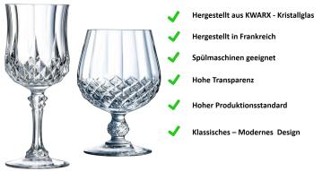 Preview: Longchamp Weingläser 25cl - 6 Stück